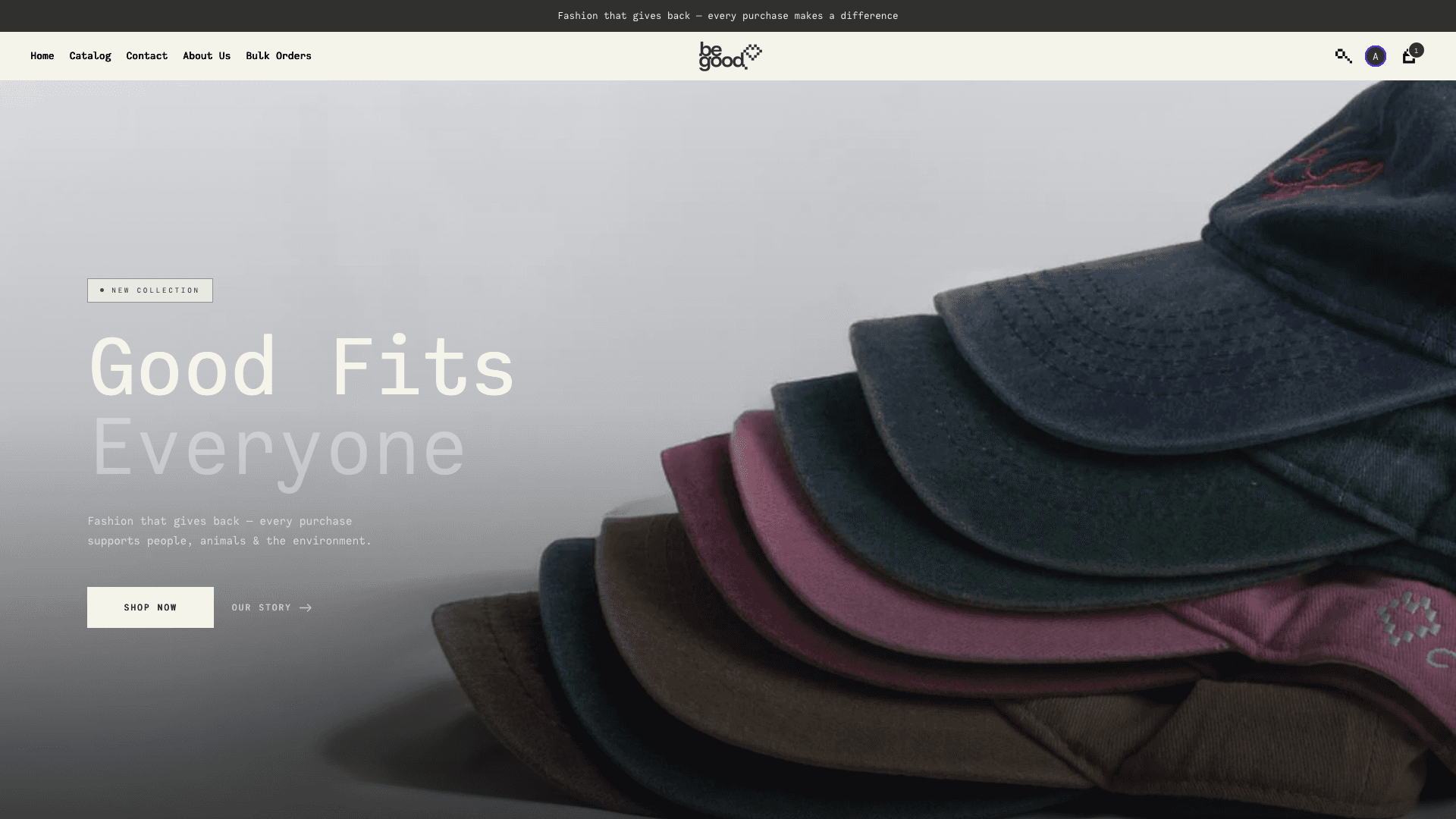 BeGood — Shopify Theme · Fashion